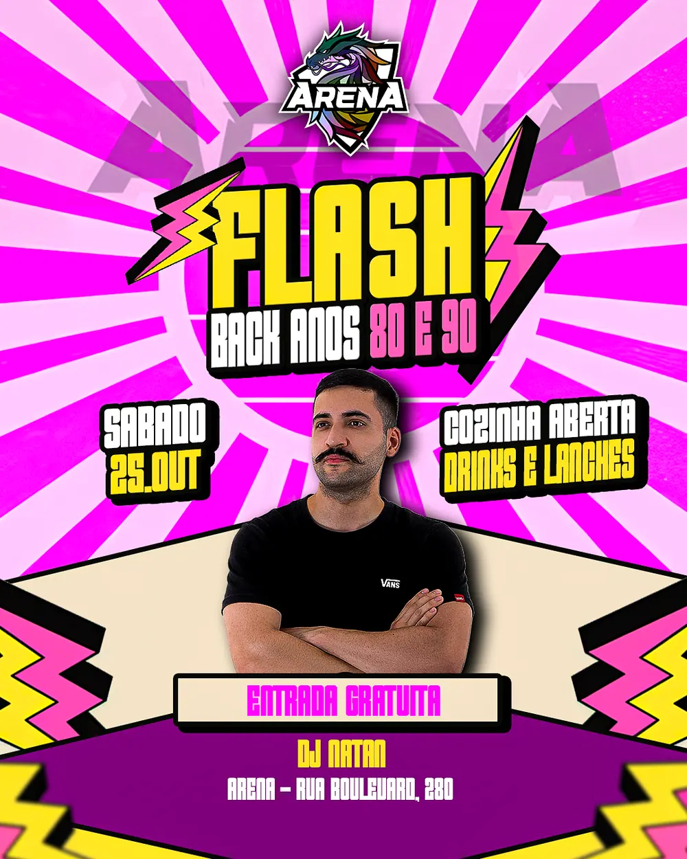 Flash Back 80 e 90 — Arena