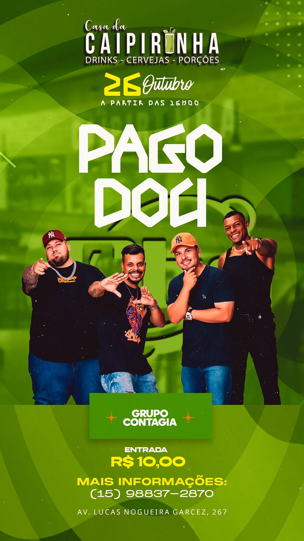 Pagode de domingo — Casa da Caipirinha
