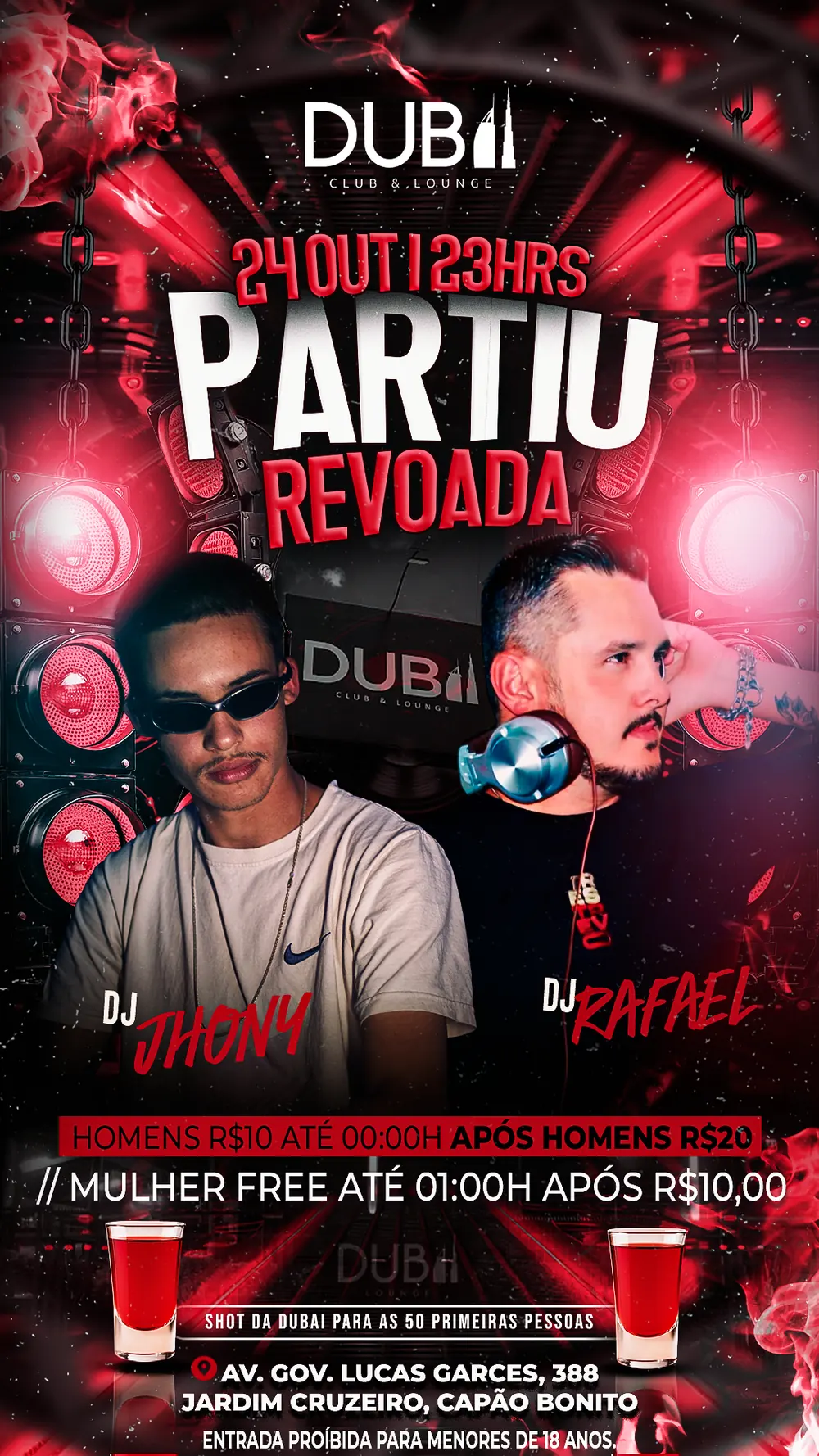 Partiu revoada — Dubai Club