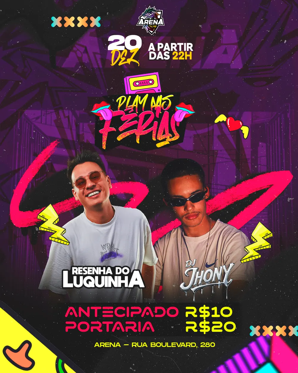 Play nas férias — Arena