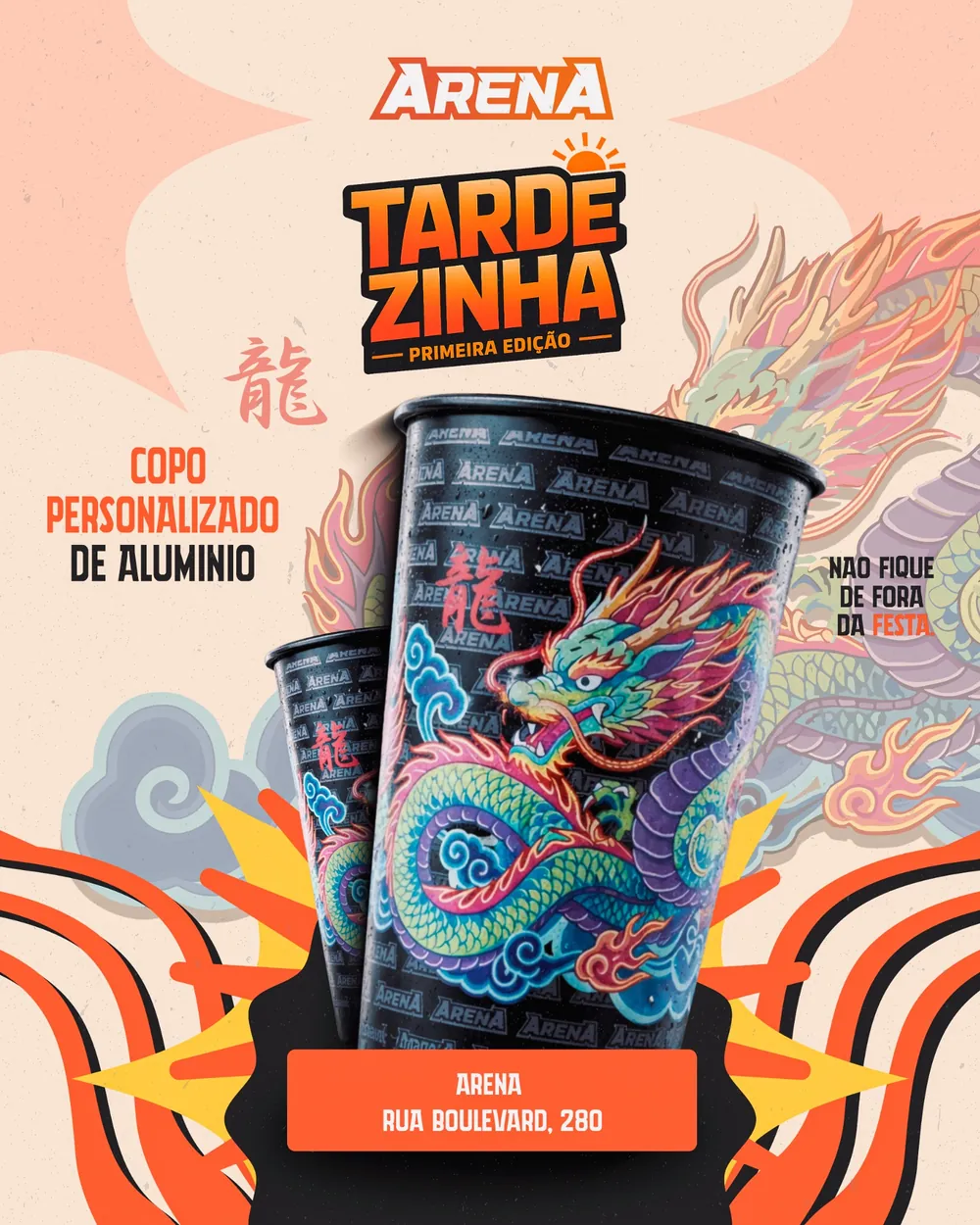 Tardezinha — copo personalizado